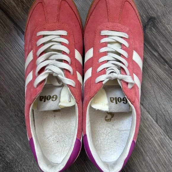 Gola Red and Purple Trainers - Picture 4 of 7